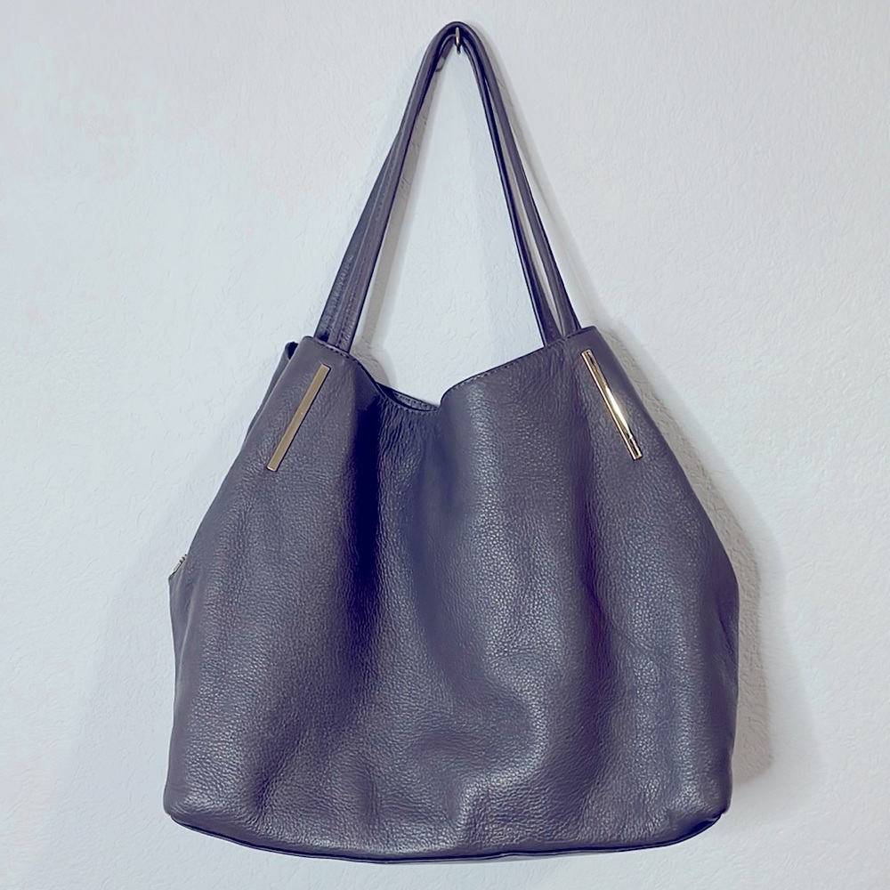 Grey Lightly used Vince Vince Camuto Shoulder Purse